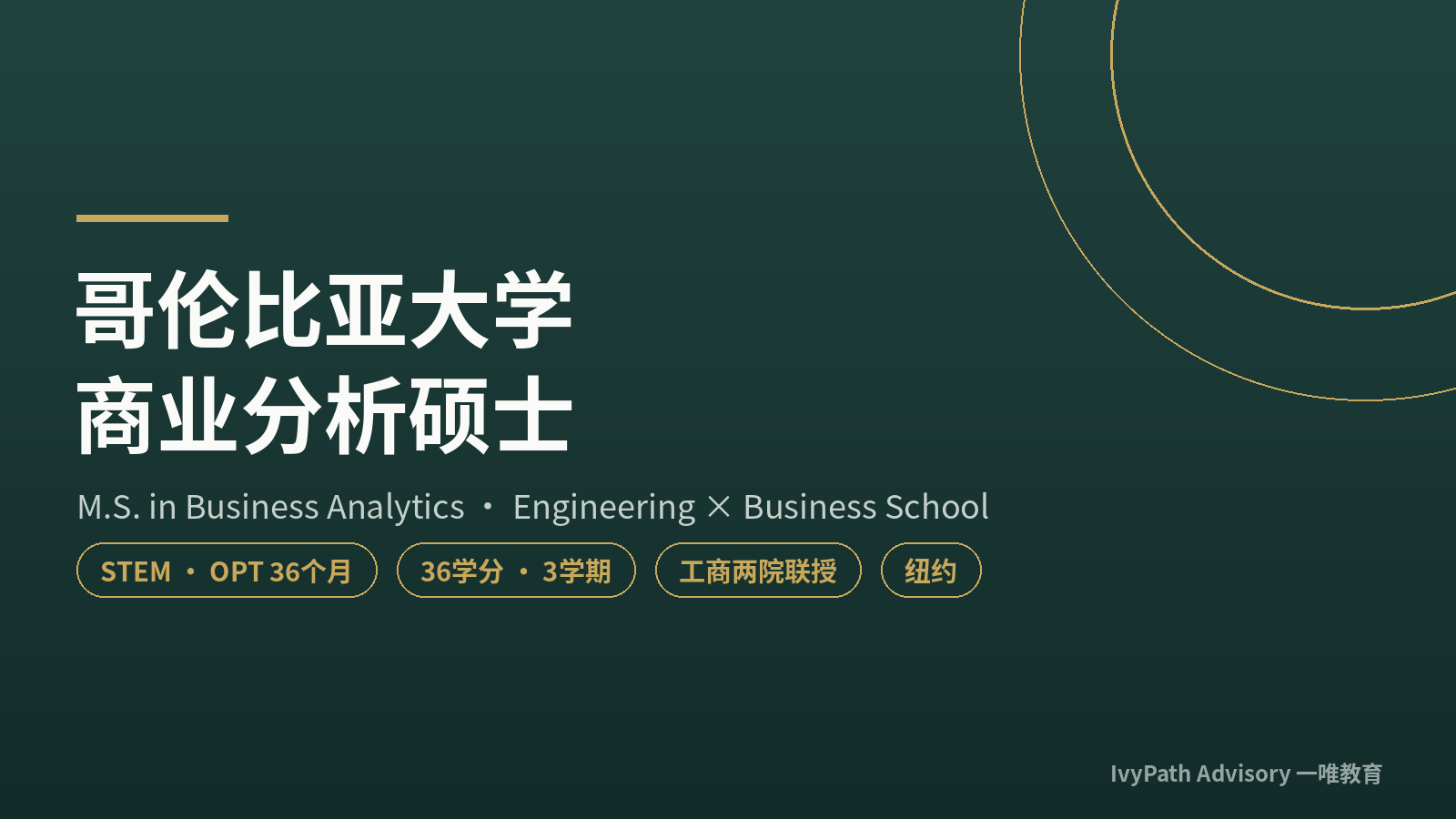 哥伦比亚大学商业分析硕士 MSBA:STEM、36 学分 3 学期、工商两院联授、纽约